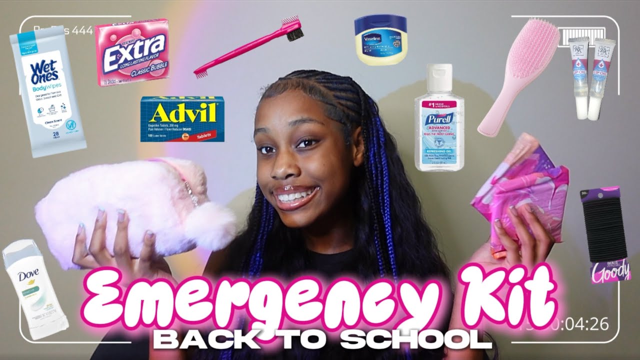 WHATS IN MY BACK TO SCHOOL EMERGENCY KIT!💕| 2025-2026 