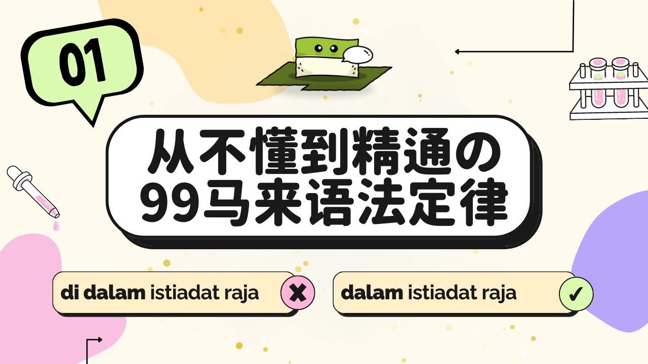 【#1】'Dalam' 与 'Di dalam' 之异 【从不懂到精通的99马来语法定律】