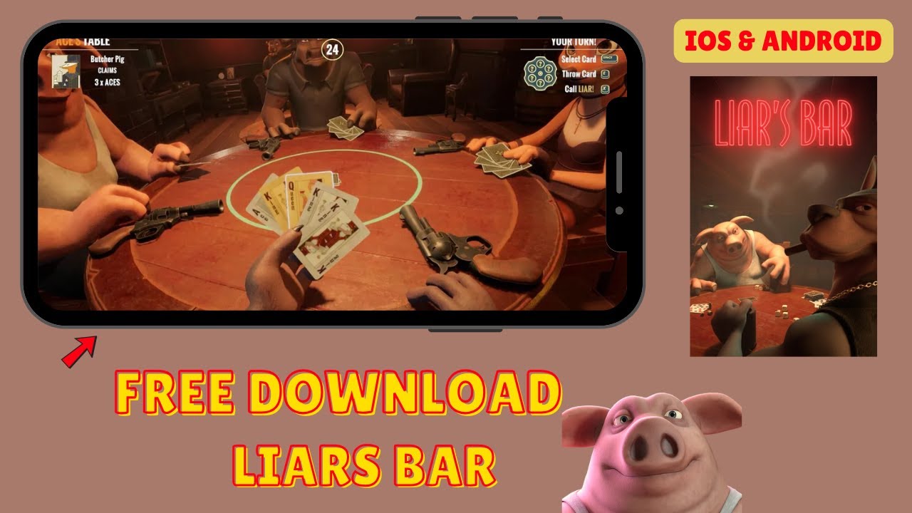 Liar’s Bar Gameplay | Hilarious Bluffing & Party Chaos