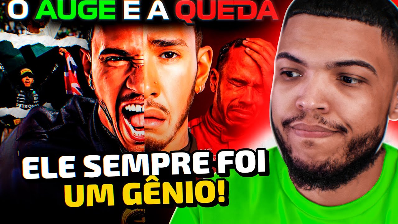O AUGE E A QUEDA DE LEWIS HAMILTON NA FÓRMULA 1! | REACT DO JOTA