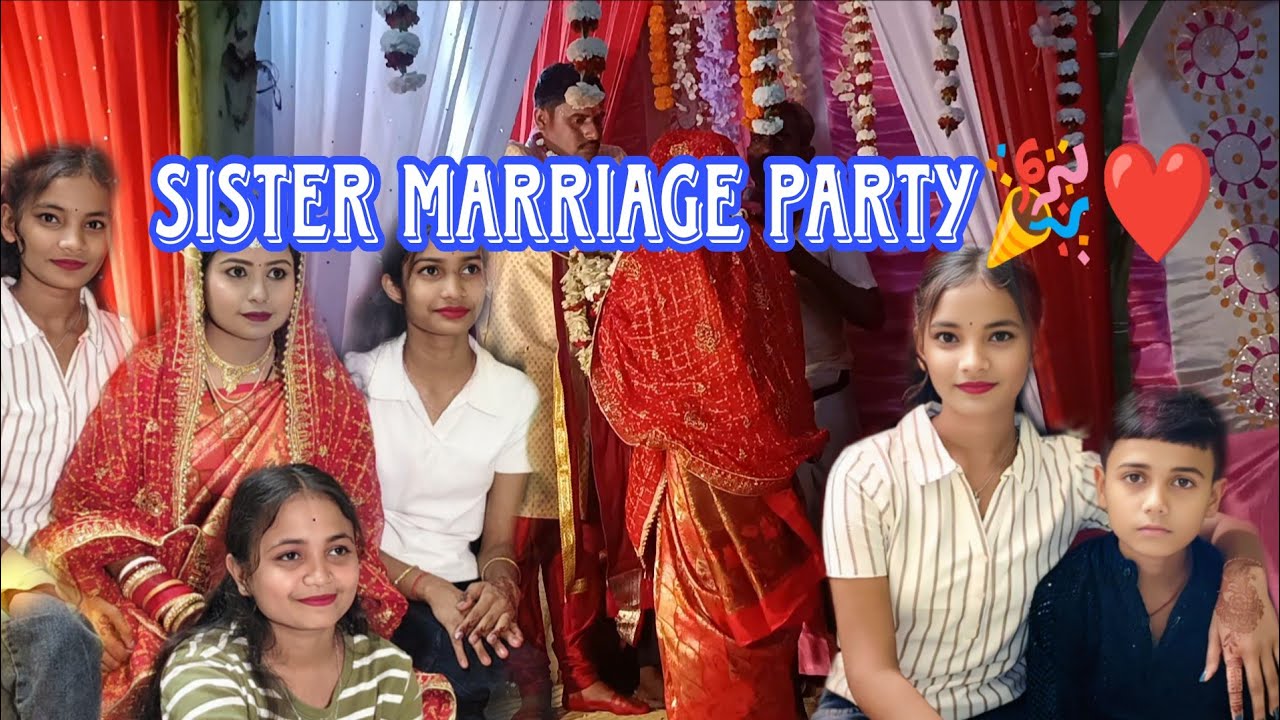 #sister marriage party#full enjoy#plz like comment and subscribe#