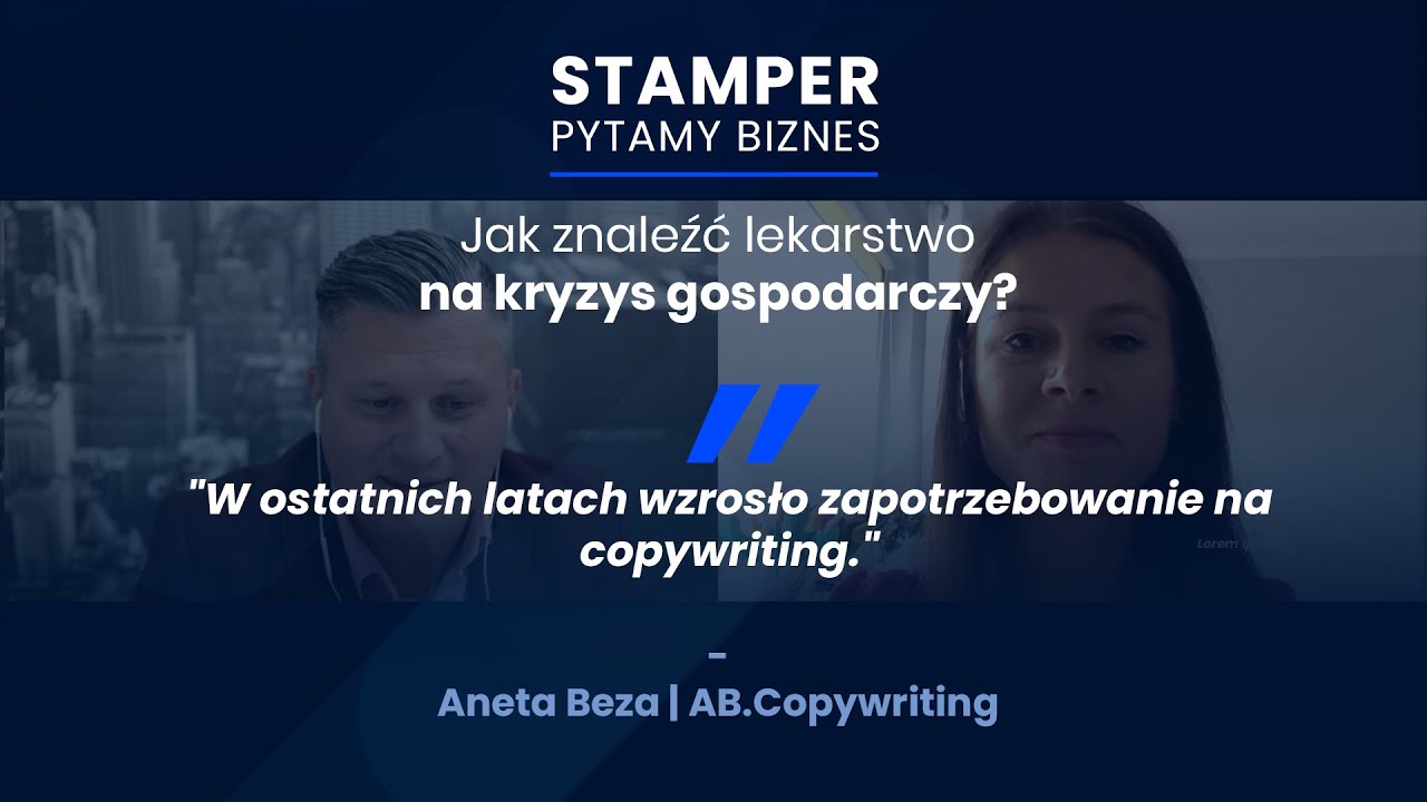 Aneta Beza o copywritingu czyli tworzeniu treści, które odbiorcy chętnie czytają.