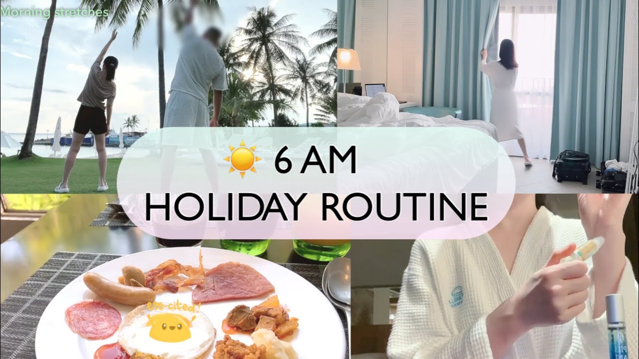 Productive Holiday Routine. 6 AM Morning & Night Routine