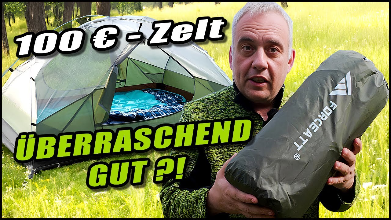 Taugt das 100 € Zelt von Amazon? Forceatt 2P im Praxistest