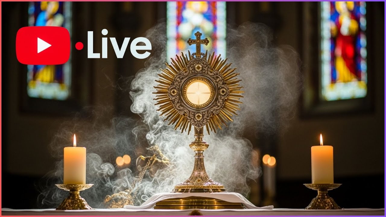 🕯️✨ 24/7 LIVE ADORATION | Gregorian Chant for Spirituality & Prayer ✨🕯️