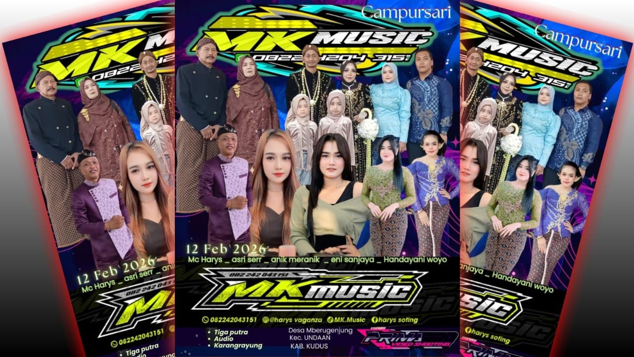🔴#LIVE 'MK MUSIC' CAMPURSARI - WEDDING PARTY - BERUGENJANG UNDAAN KUDUS - 12 FEBRUARI 2026