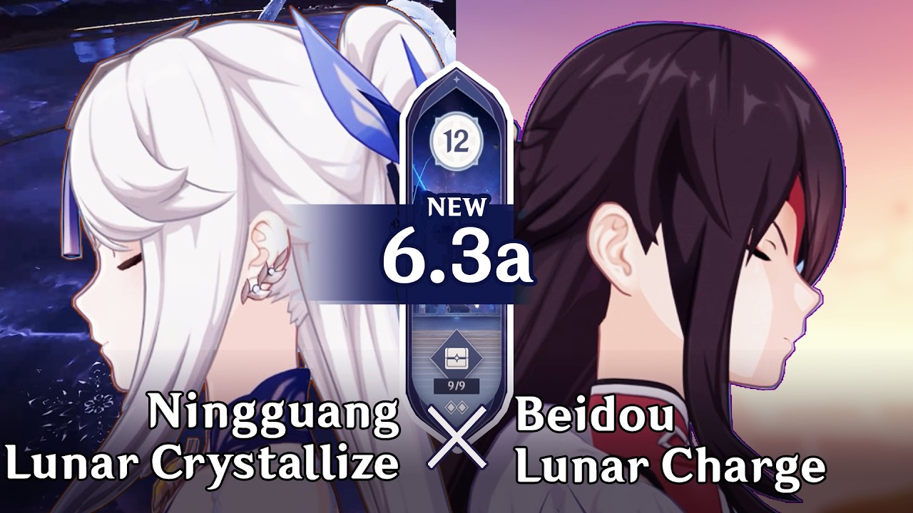Ningguang (Top) - Beidou (Bottom) | Spiral Abyss 6.3a | Genshin Impact Luna