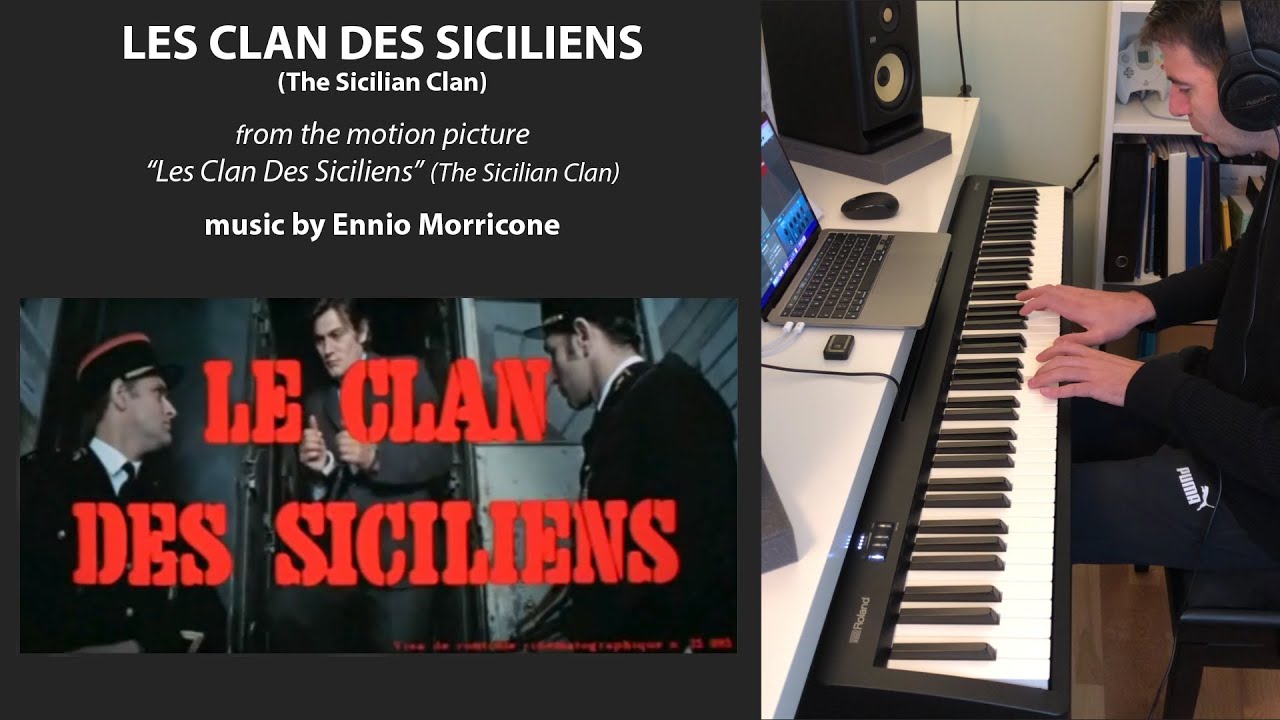 Le Clan Des Siciliens (The Sicilian Clan) - piano solo