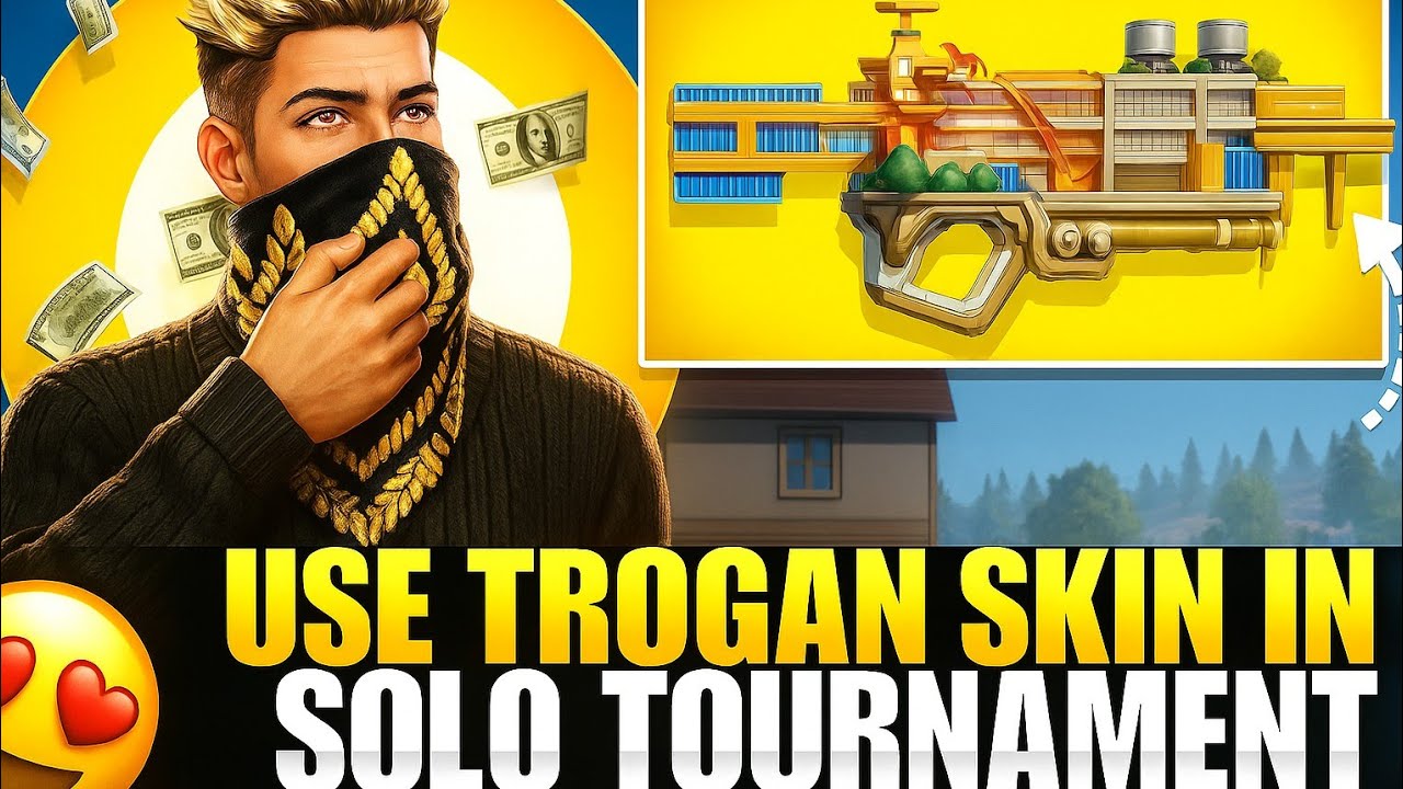 USE NEW TROGON SKIN IN SOLO TURNAMENT | LOSS 👎OR PROFIT 🤑@shreyahop00007 @SNOMYFF #snomyff #freefire