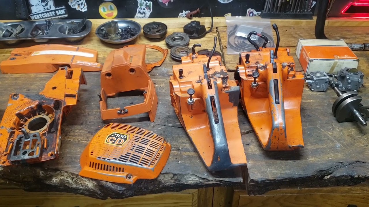 Husqvarna CD2100 race saw teardown and plan of attack