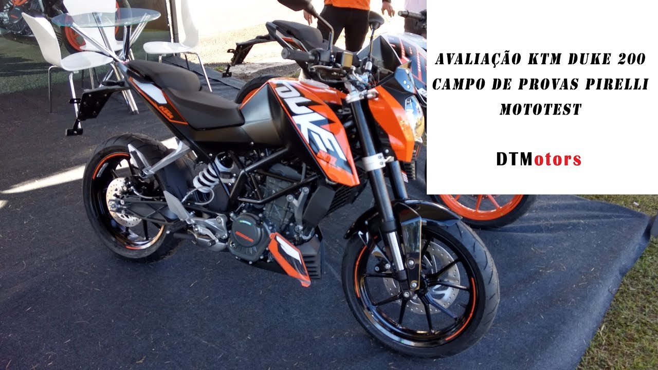 Avaliação KTM Duke 200 no MotoTest - DTMotors #22