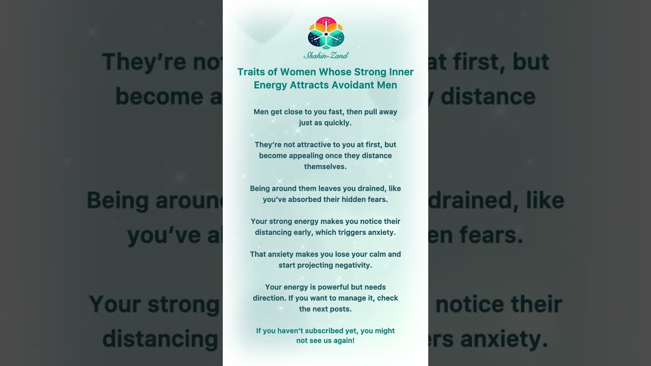 Traits of Women Whose Strong Inner Energy Attracts Avoidant Men