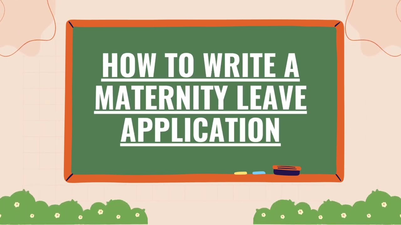 Maternity Leave Application | How to Write a Mail for Maternity Leave