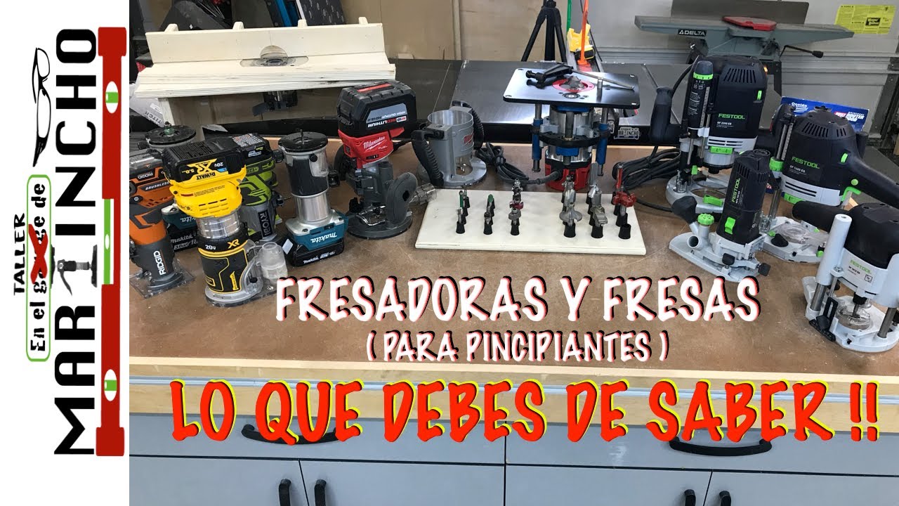 Lo MINIMO  que debes SABER de ROUTERS ó FRESADORAS