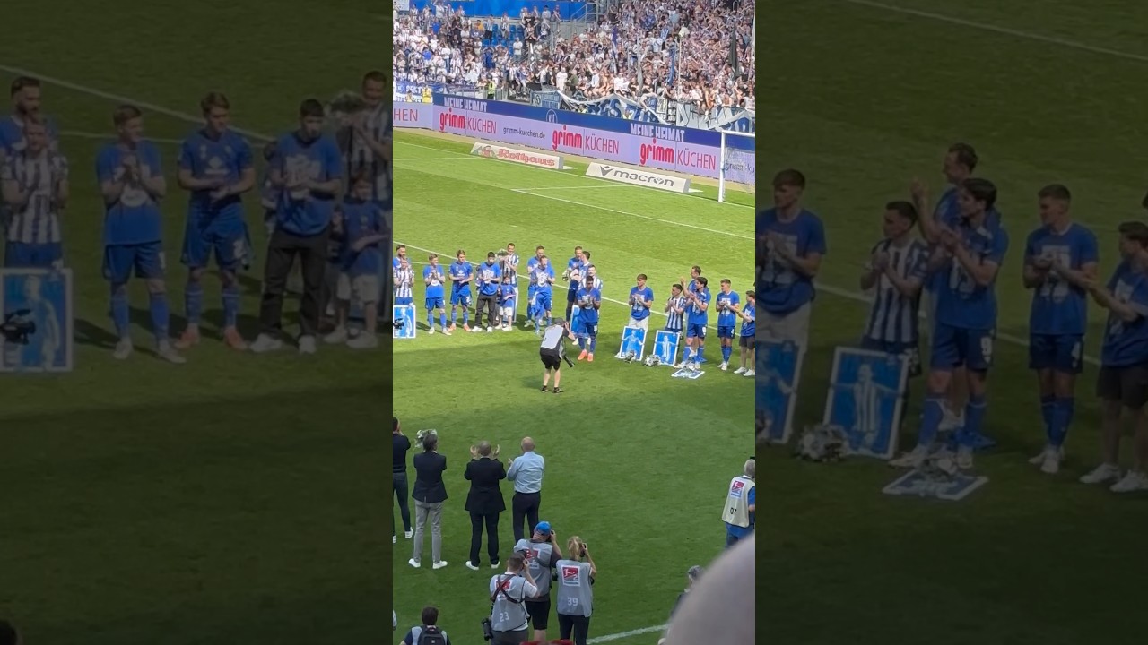 Lars Stindl Abschied 🥲 #hannover und #ksc feiern zusammen #karlsruhe