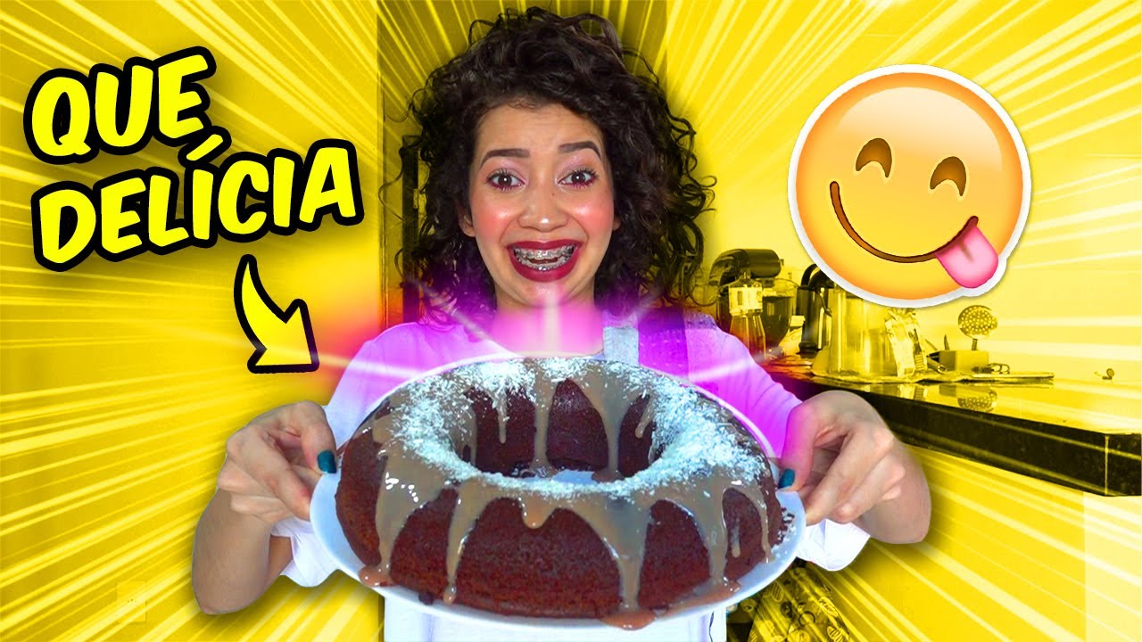 FUI PRA COZINHA E FIZ UM BOLO DELICIOSO