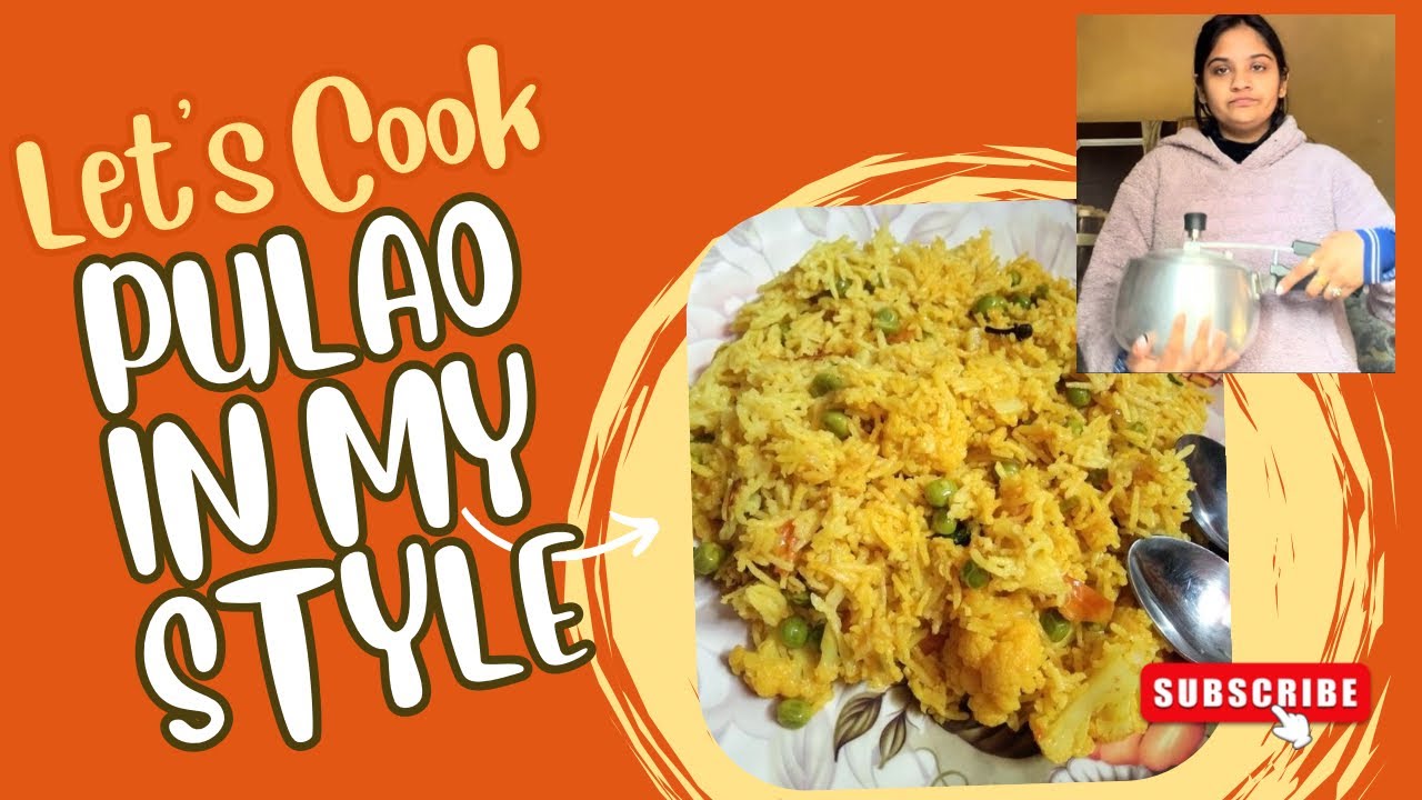 Let’s make veg pulao in my style with as usual Msti ￼and kam khrab 😂❤️