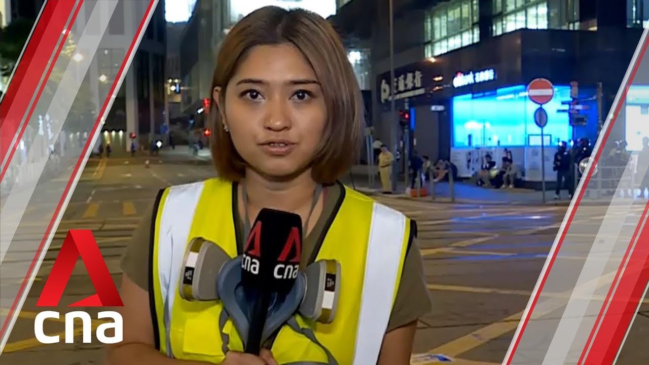 Violence in Hong Kong as protesters refuse to remove masks on Halloween