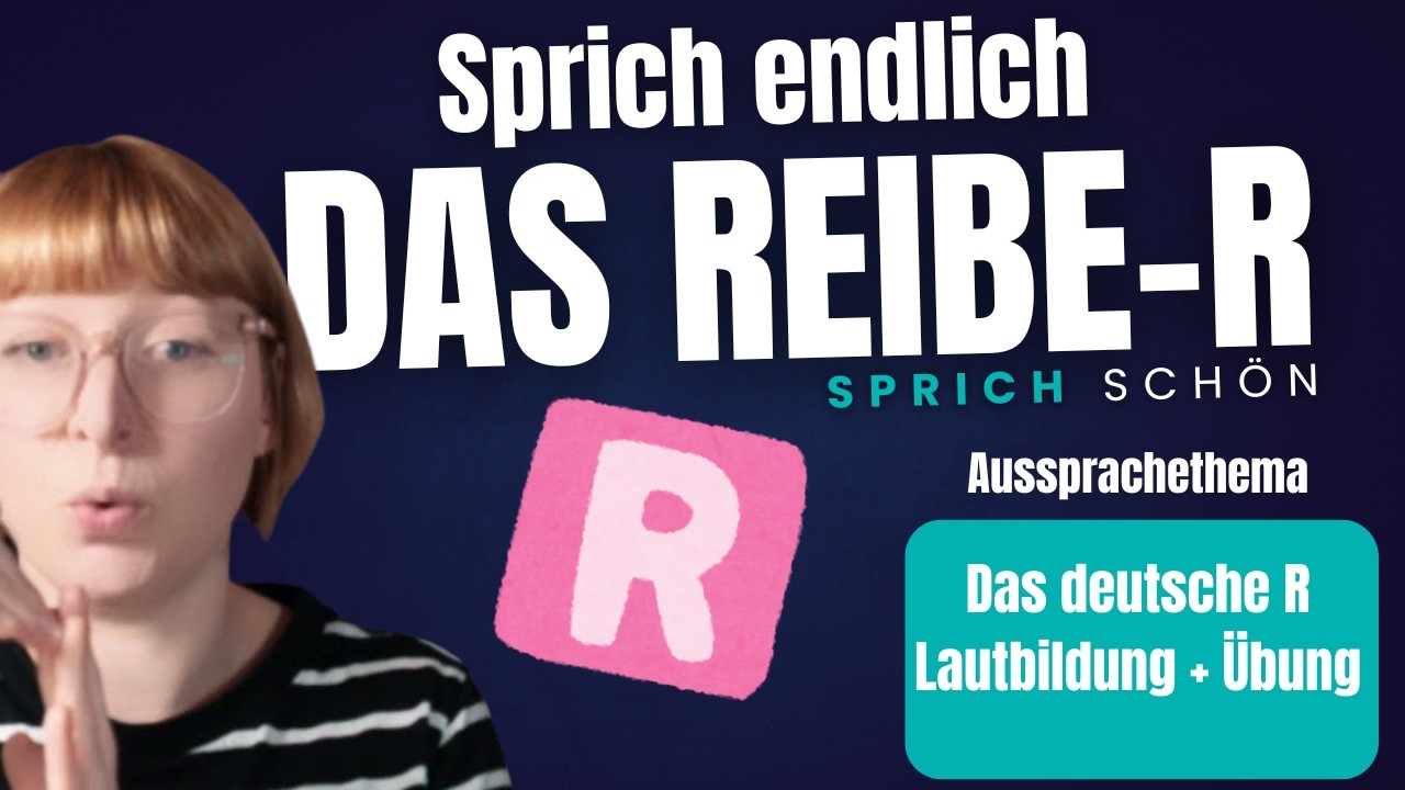 Das deutsche R meistern: Aussprache und Tricks, einfache Anleitung