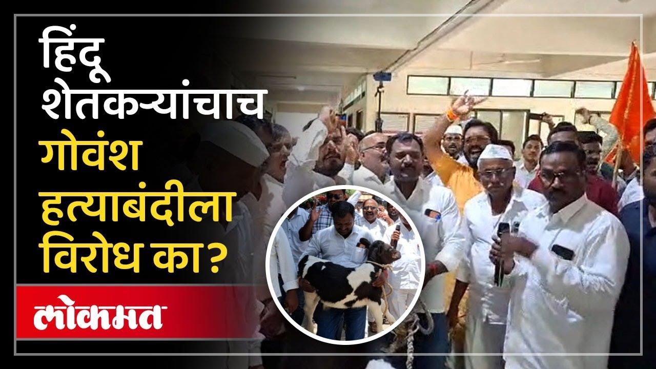 गोवंश हत्याबंदीमुळे शेतकरी अडचणीत? आंदोलनामुळे नवा मुद्दा चर्चेत Govansh Hatya Bandi Kayda | SK3