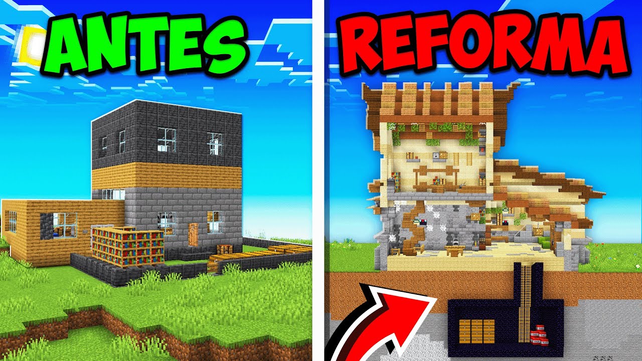REFORMÉ la CASA a un ESTAFADOR SIN SABERLO en MINECRAFT!