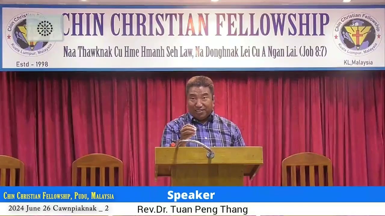 Rev. Dr. Joel Tuan Peng Thang (CCF Pudu, Malaysia) Crusade 2024 June 26 zaan 2nk