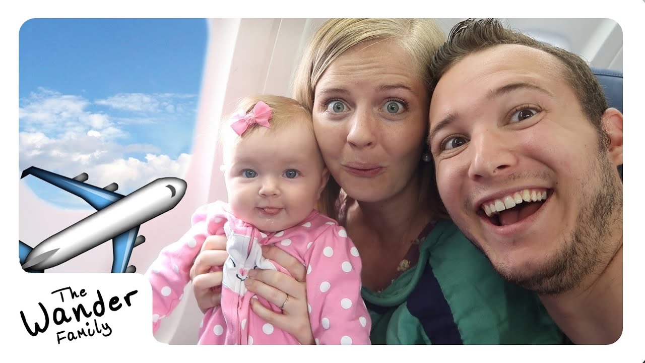BABY'S FIRST PLANE RIDE!!! | The Wander Family