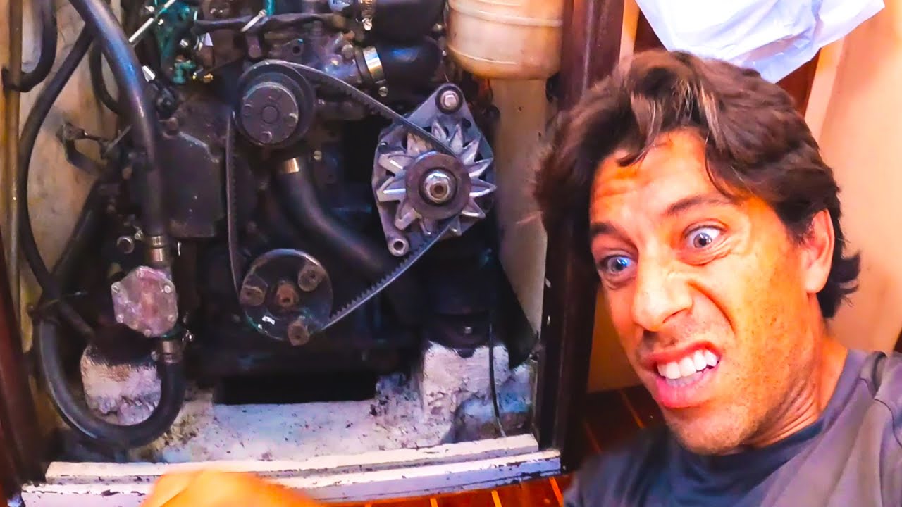 DIY Sailboat Diesel Inboard Battle | S2Ep4