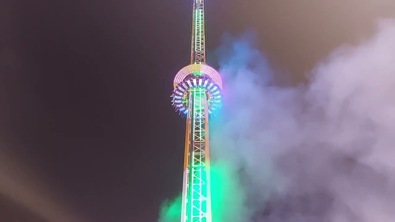 Hangover the tower (Schneider) @ Cranger Kirmes Herne (DE) 2024 #freefalltower #funtime #kirmes