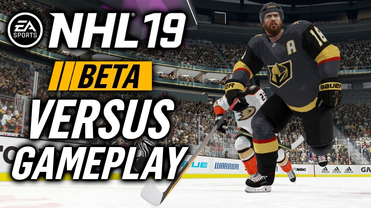 NHL 19 Beta ONLINE VERSUS Gameplay | HAS THE GAMEPLAY CHANGED AT ALL?