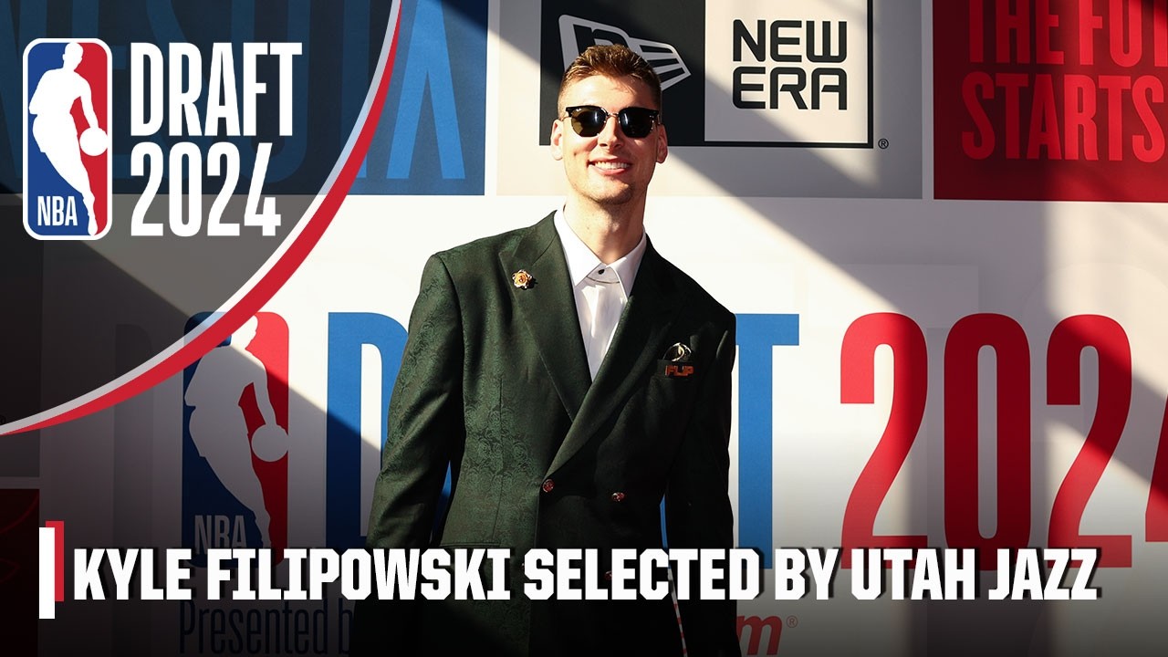 The Utah Jazz select Kyle Filipowski with the No. 32 pick in the 2024 NBA Draft | NBA on ESPN