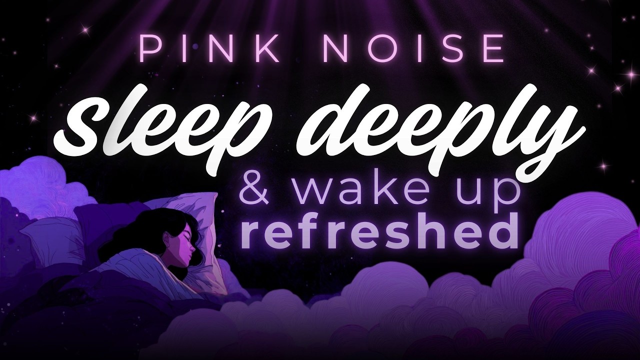 Sleep Hypnosis Meditation for Exhaustion, Fatigue, Burnout | Pink Noise & Delta Waves