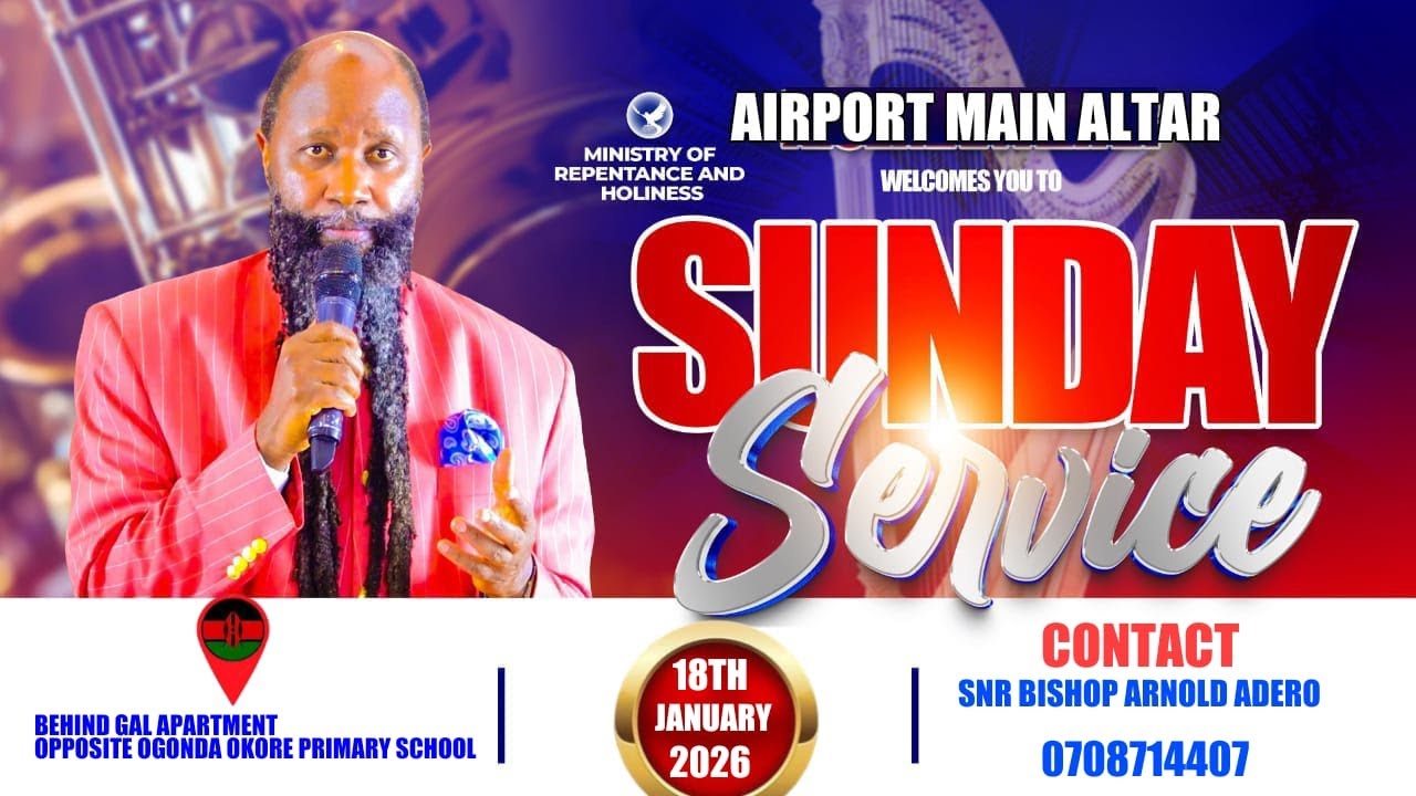 AIRPORT MAIN ALTAR SUNDAY SERVICE  [ 18TH,JAN,2026]