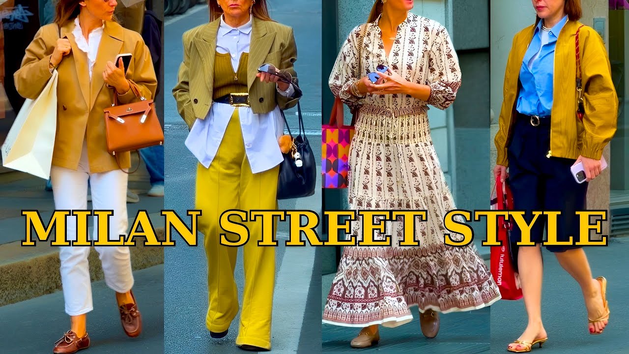  Milanese Style ✨ Most Iconic Street Style Looks | Italian Fashion Inspiration at +21&deg;C