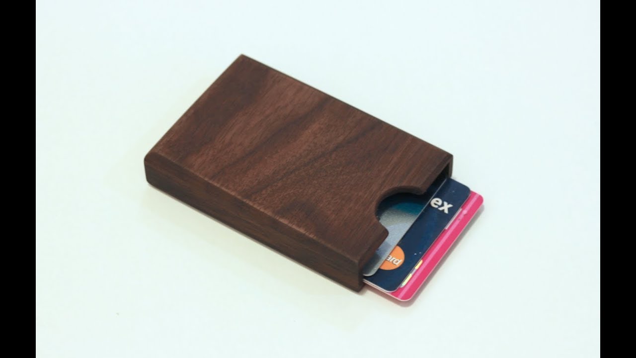 MAKING A WOOD WALLET/ COMO HACER UNA CARTERA DE MADERA