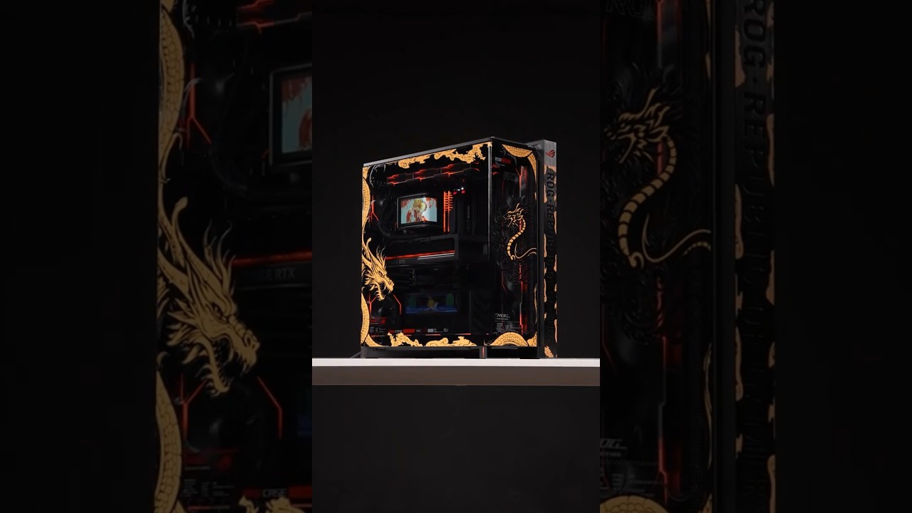 NEW! ROG Hyperion GR801 GAMING PC Build 2026! AMD R7 9850X3D + RTX 5090😱#gamingpc #pcbuild #amd #rog