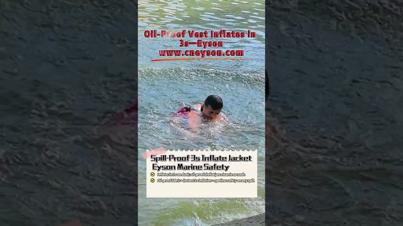 Mess-Free Safety: 3s Auto-Inflate Oil Jacket | www.cneyson.com