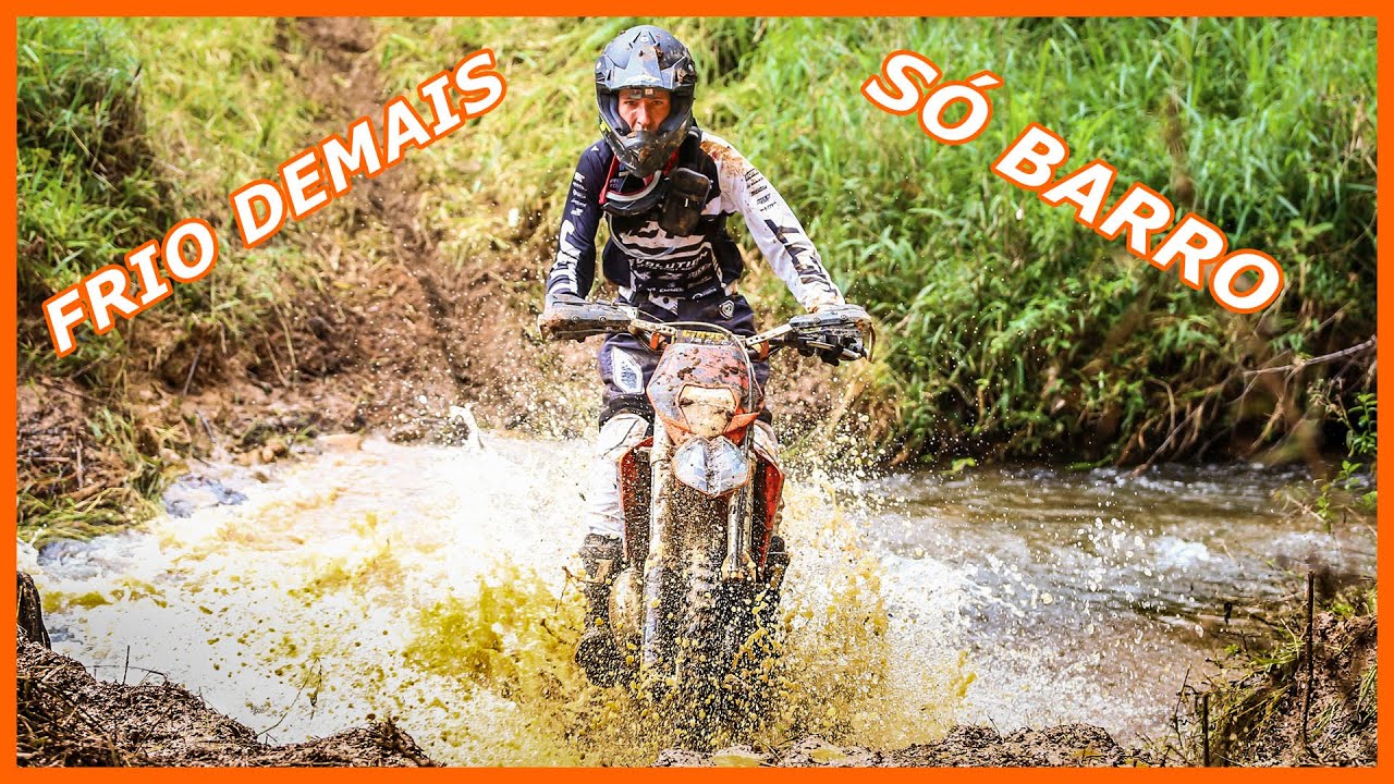 A Chuva Mais Forte que Peguei na Trilha de Moto / Alagou Tudo !