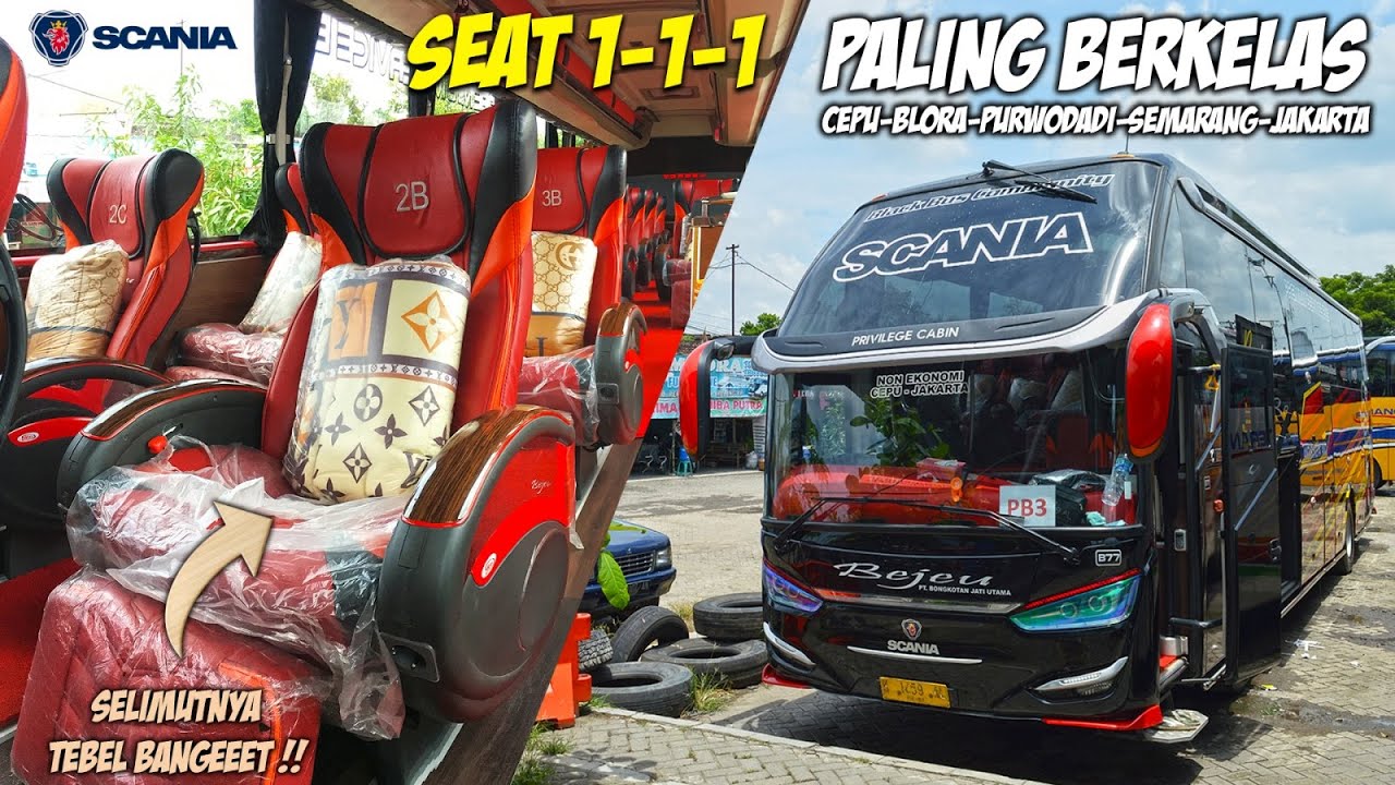 NAIK BIS PALING BERKELAS DI CEPU | Trip Bejeu Privilege Cabin Scania K360 Cepu-Jakarta [Part 1]