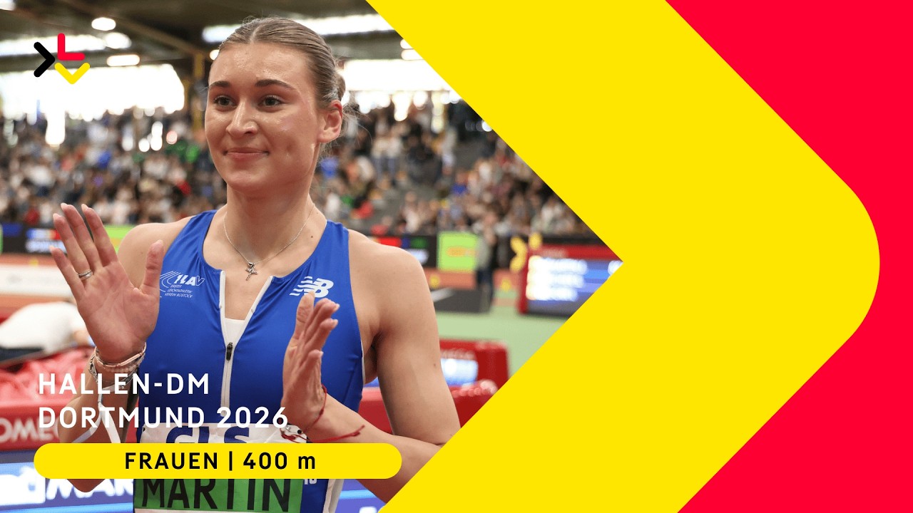 Johanna Martin sprintet zum 400-Meter-Hattrick