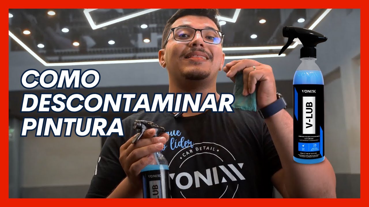 DESCONTAMINAÇÃO DE PINTURA SEGURA | Aula Prática!