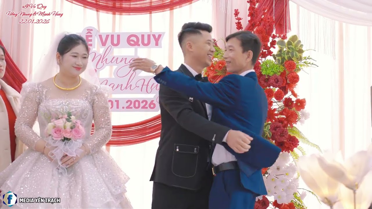 ĐÁM CƯỚI HỒNG NHUNG - MẠNH HÙNG 22/1/2026