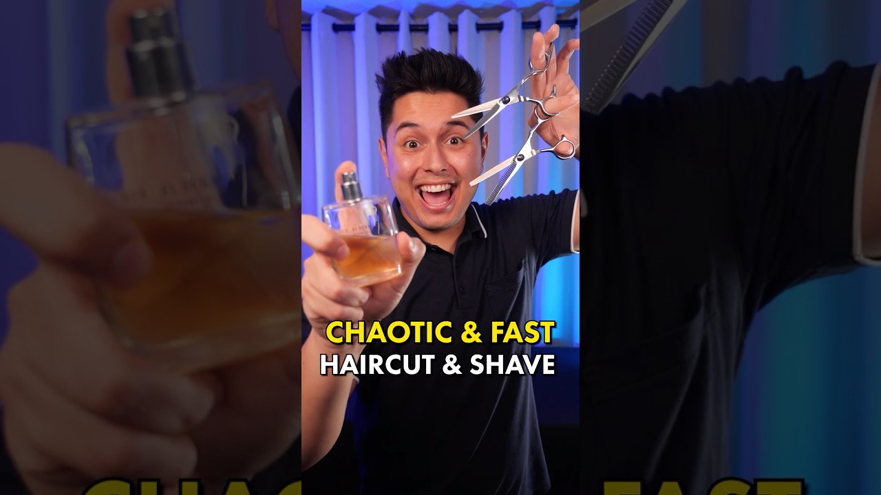 Chaotic 2 Minute Haircut & Shave Roleplay 🤔 | #ASMR