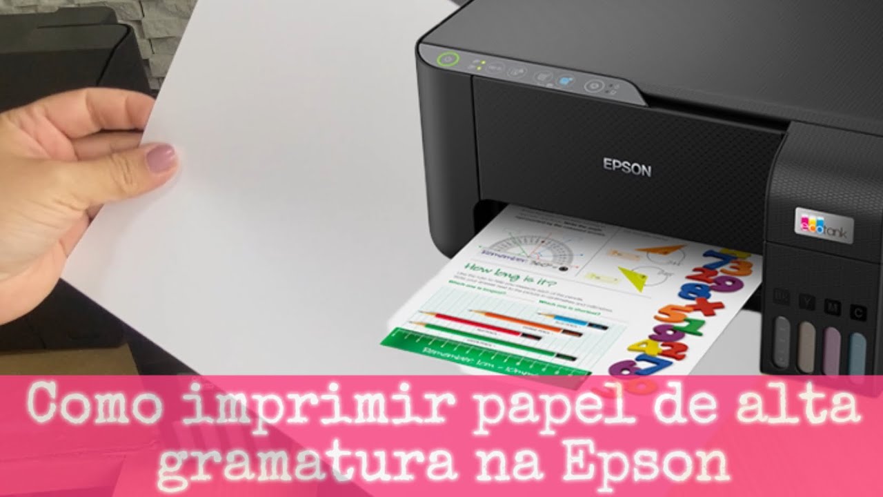 Como imprimir papel de ALTA gramatura na EPSON!