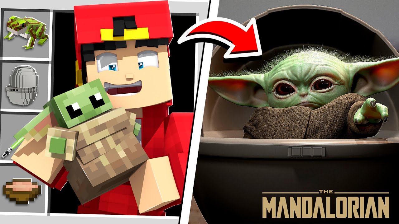 How to Become *BABY YODA* in Minecraft....