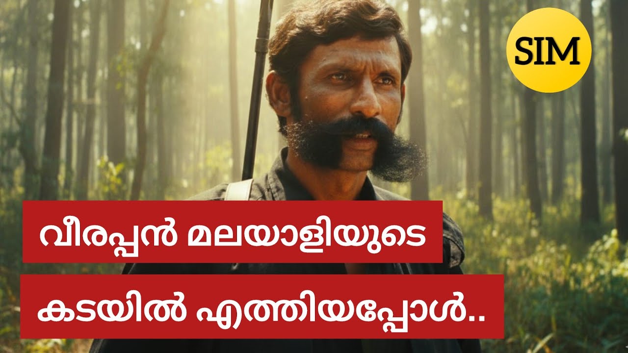 വീരപ്പൻ ഒരു മലയാളിയുടെ കടയിൽ എത്തിയപ്പോൾ ...... #veerappan #veerappanstory  #sim