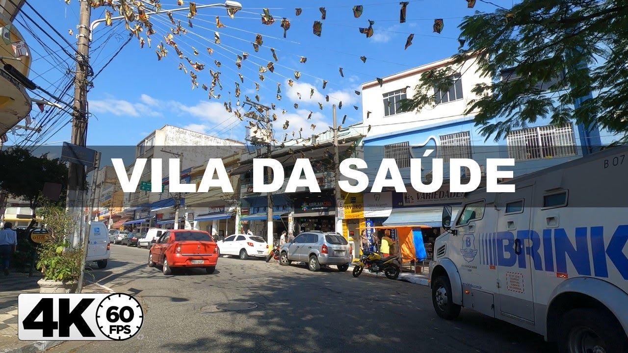 [4K60fps] Driving Vila da Saúde Sao Paulo Brazil -MT4K-