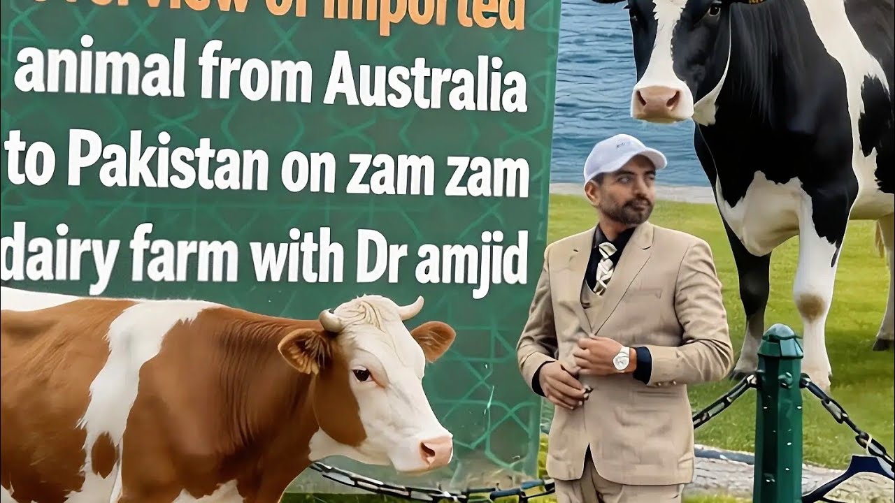 Overview of new imported animals from Australia to Pakistan 