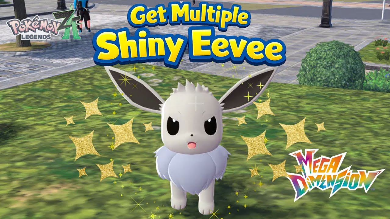 How to get MULTIPLE Shiny Eevee with 1 single donut - Pokémon Legends ZA (Mega Dimension)