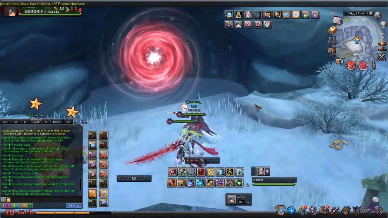 Aura Kingdom - Solo All Nightmares (Party Mode) - Katar with 83% PEN